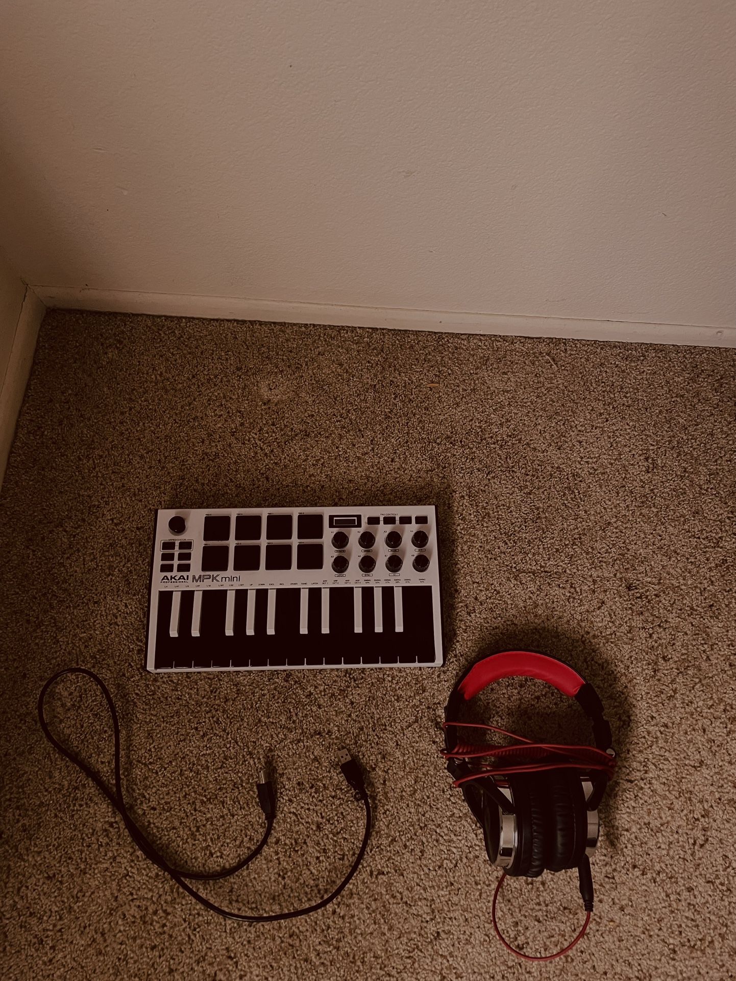 Midi Keyboard/ Headphones