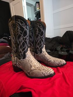 Boots (Genuine Python) - Size 11 wide