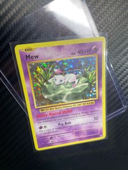 Pokemon Cards Mew XY Evolutions