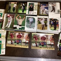 over 500+ Golf Cards alot of tiger woods cards