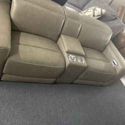 Leather Love Seat