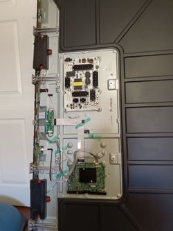 Free for parts  75" Hisense Tv