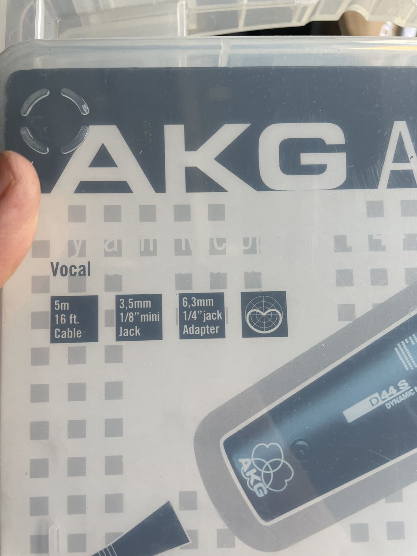AKG vocal Microphone New in original box