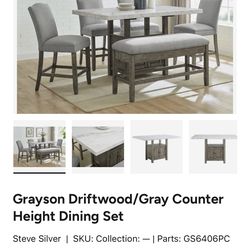 Table with chairs/ bench 250