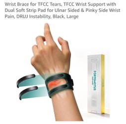Fortemotus TFCC Wrist Brace Large Black (cash only)