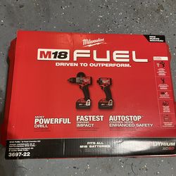 Milwaukee drill and impact