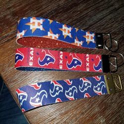 Wristlet Key Chains And Custom Earrings 