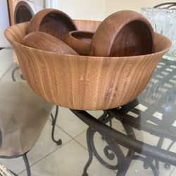 Wooden Bowl Set
