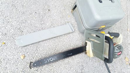 Ryobi 18" electric chain saw