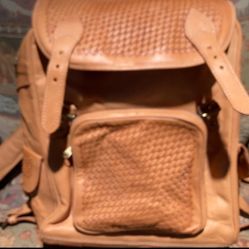 Leather Backpack 