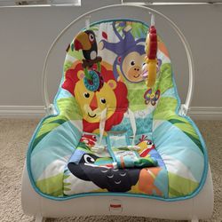 Fisher Price Baby Bouncer / Infant Rocker with Toy Bar