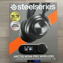 SteelSeries Arctis Nova Pro Wireless Over the Ear Headphones for PC Brand New