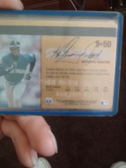 Studio gold Ken Griffey Jr card 5 of 50