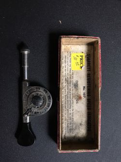Vintage starrett speed indicator