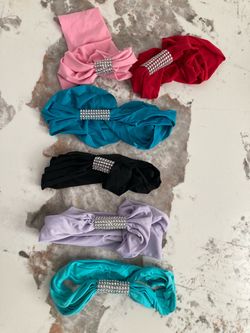 100 Chair sashes Rhinestone Fabric