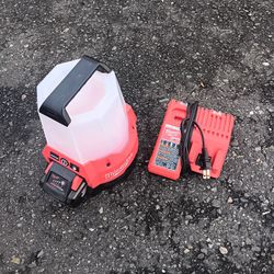 Milwaukee 2144-20 M18  Ridius LED Work Light 6.0 Battery Charger (Just The Light $125) Almost New Condition. Pick Up Fremont. No Low Ball/Trades 