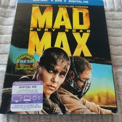 Mad Max Fury Road Blu-ray with Slipcover