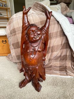 Vintage hand carved Buddha