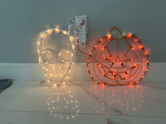 Halloween LED Wire Light Decorations Set of 2