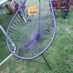 2 Mexican Iron And Plasticc Chairs