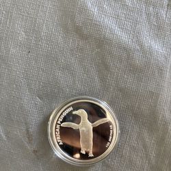 Four 1 oz silver coins