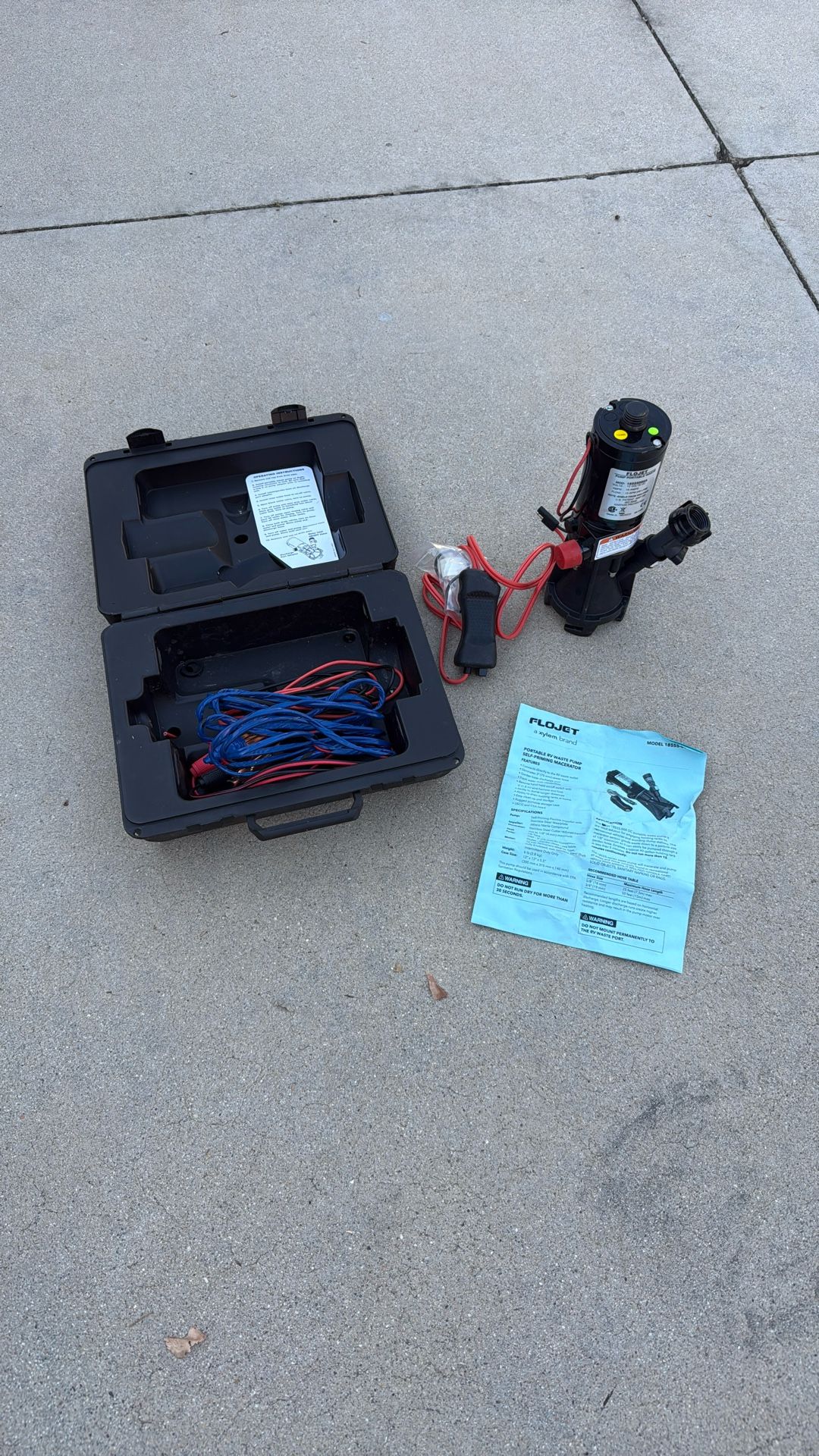 Flojet Portable Rv Waste Pump Macerator