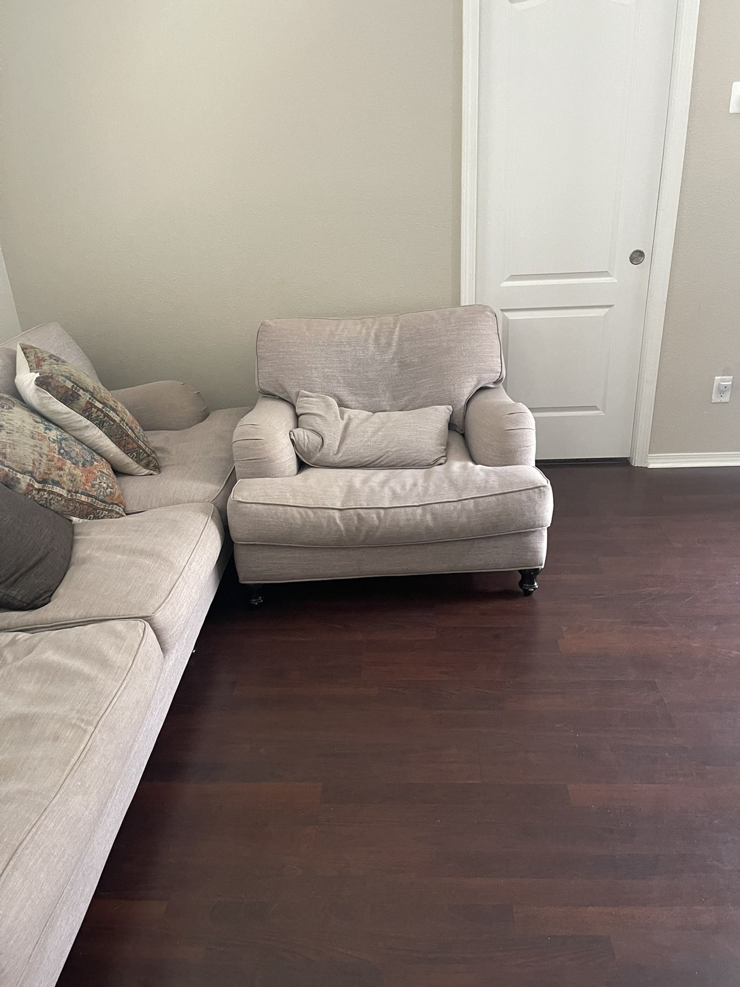 Feather Sofa And Chair