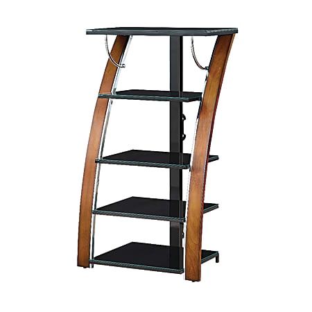 2x Whalen® Furniture Payton Audio & Video Component Tower, Tuscan Brown