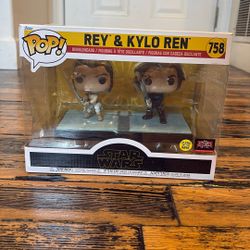 Pop Funko 758 Rey & Kylo Ren