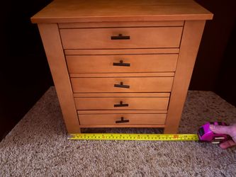 5-Drawer Wooden Jewelry Box Organizer