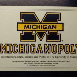 Michiganopoly Board Game