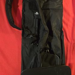 RJ Sports Brand 48" Rolling Travel Golf Bag.  RJ Sports Brand 48" Rolling Travel Golf Bag.  Padded shoulder strap with large front zipper compartment.