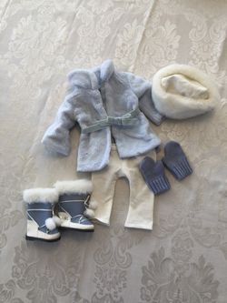 American Girl Doll Snow Flurry 7 Piece Outfit