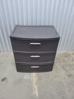 Sterilite 3 Drawer Plastic Unit