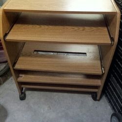 Rolling printer cart