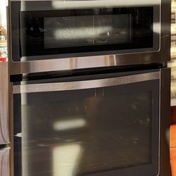 30 inch Self-cleaning Microwave Wall Oven Combo ( Stainless Steel )