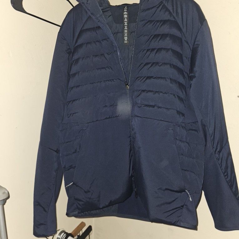 🔥 Lululemon Down For It All Jacket – Navy Blue – Men Size (Lg) – NEW w/Tags 🔥