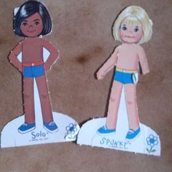 1977 Mattel Honey Hill Bunch Paper Dolls