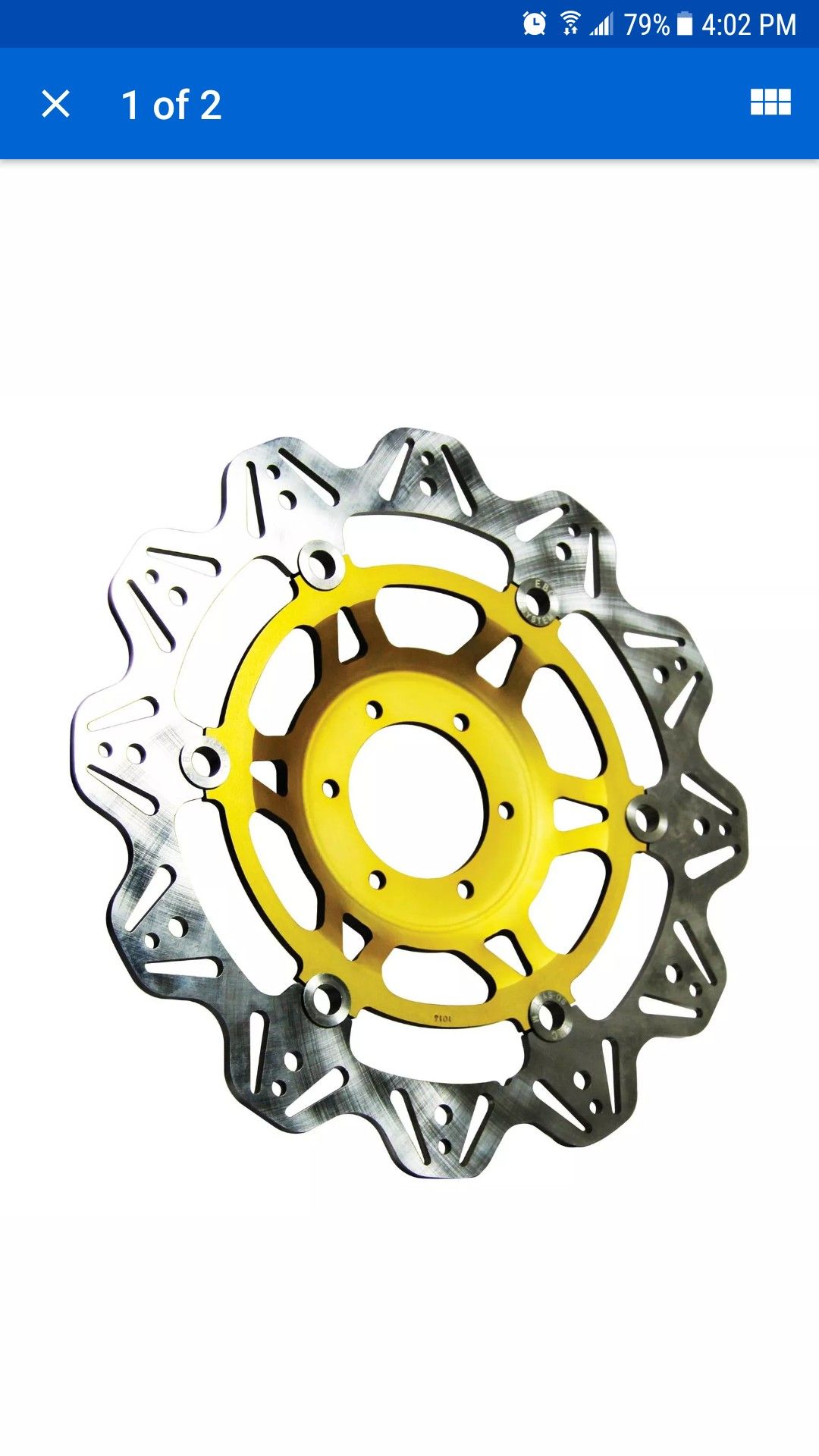 EBC Brakes (VR679GLD) Gold Vee-Rotors