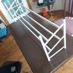 Shoe Rack - Two-tier - White Powder Coat - Expandable