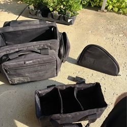 Bulldog range bag and Blackhawk case