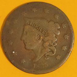 1835 United States Coronet Head Large Cent