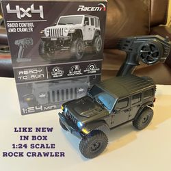 RACENT 1:24 RC Crawler Jeep Truck Rock Crawler 