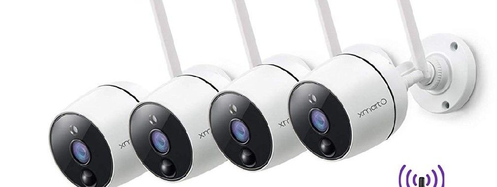 Security camera kit wireless HD 2 way audio