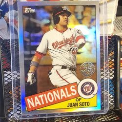 Juan Soto. Topps. Chrome. 2020. Nationals