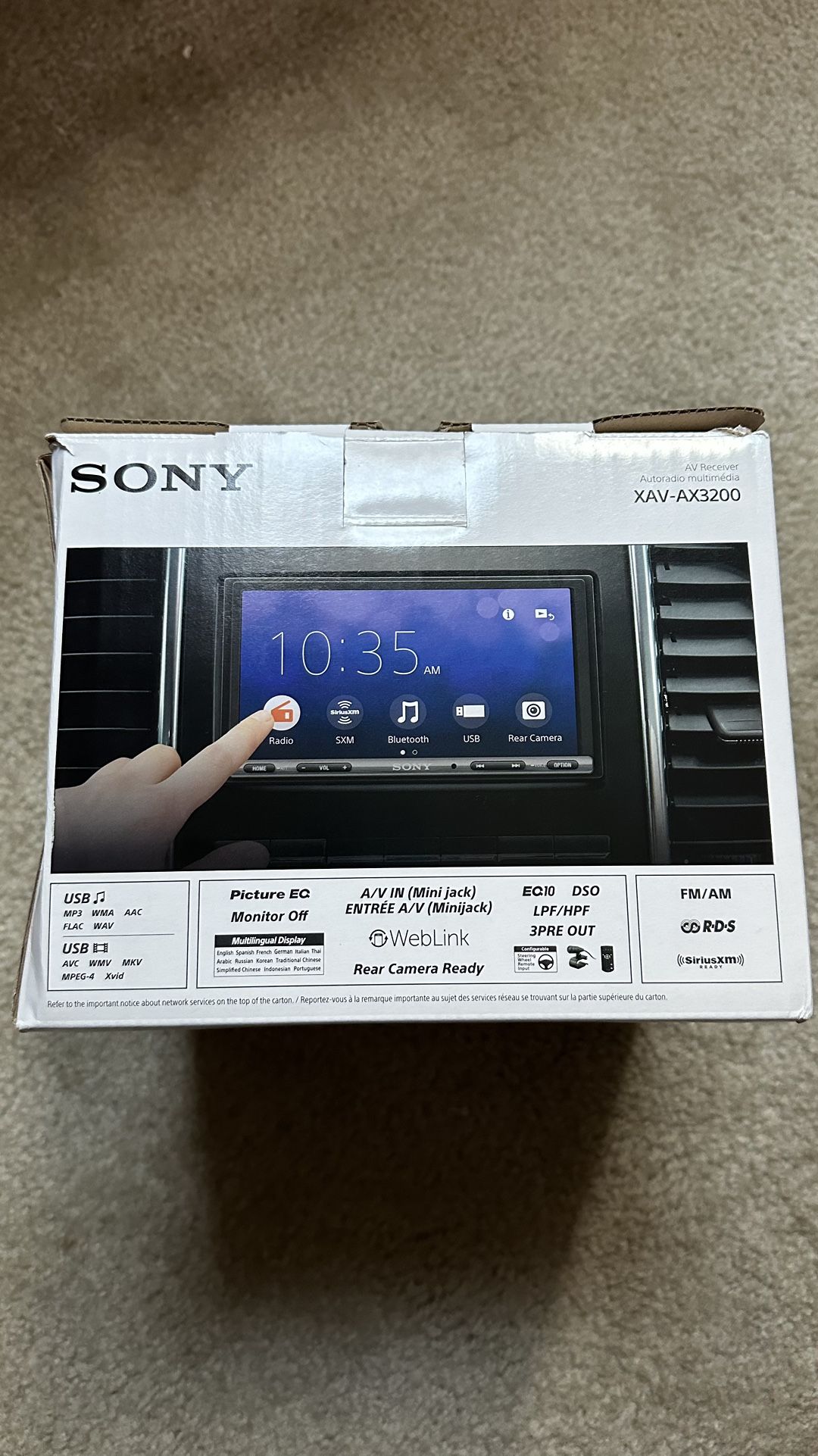 New Sony Car Stereo Multimedia .. NUEVO