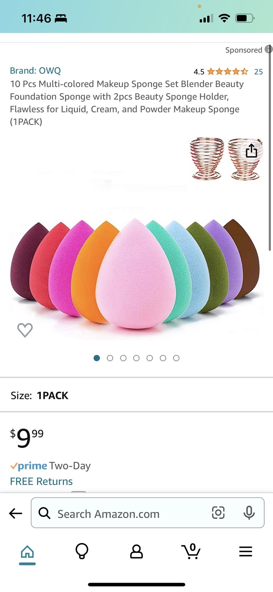 Beauty Blenders W/ Holder