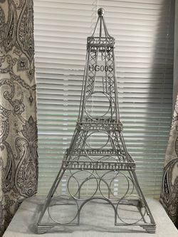 Chrome Eiffel Tower Wine Rack (HG005)