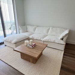 White Beige Cloud Sectionals (New sets)