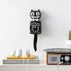 Classic Black Kit-Cat Klock Clock in Box